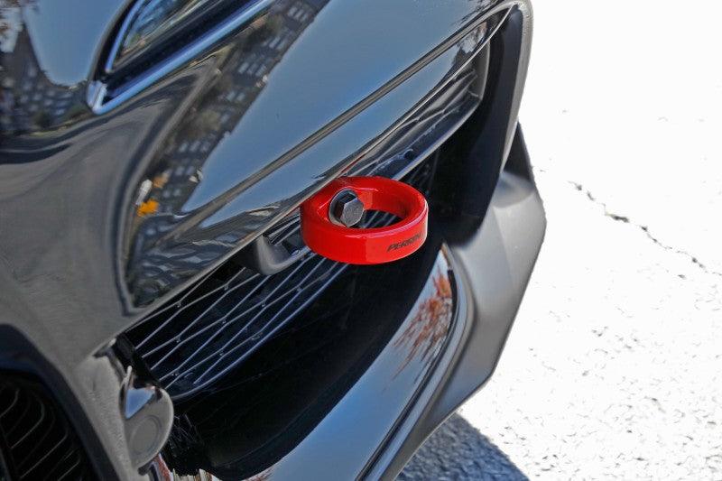 Perrin 2020 Toyota Supra Tow Hook Kit (Front) - Red - Corvette Realm