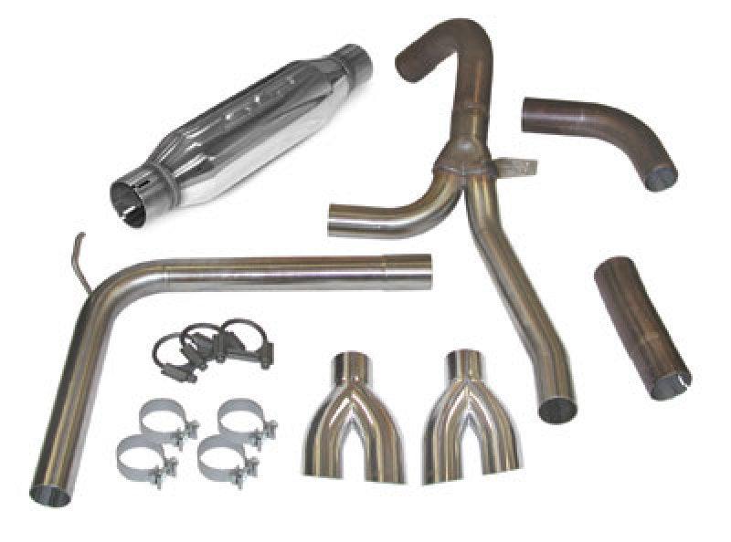 SLP 1998-2002 Chevrolet Camaro LS1 LoudMouth Cat-Back Exhaust System w/ 3.5in Dual Tips - Corvette Realm