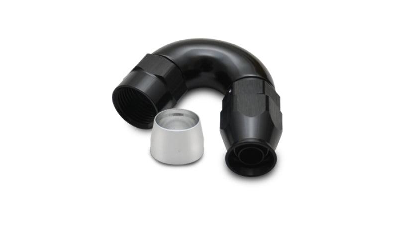 Vibrant 150 Degree High Flow Hose End Fitting for PTFE Lined Hose -12AN - Corvette Realm