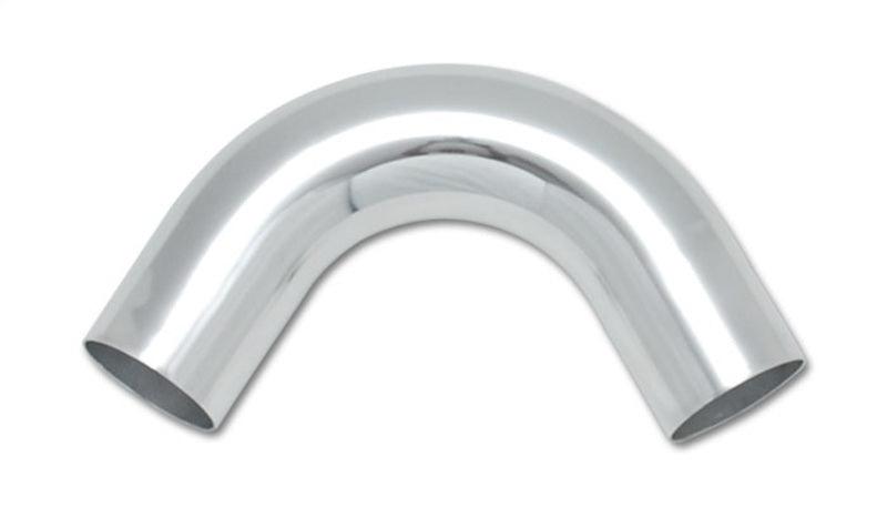 Vibrant 1.5in O.D. Universal Aluminum Tubing (120 degree bend) - Polished - Corvette Realm