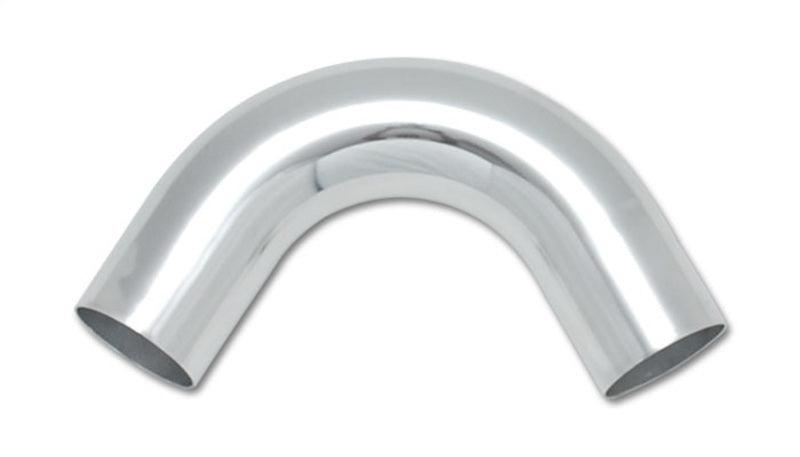 Vibrant 2.75in O.D. Universal Aluminum Tubing (120 degree Bend) - Polished - Corvette Realm