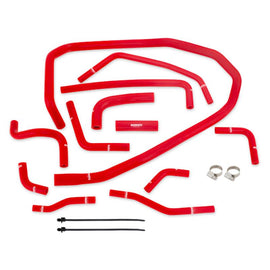Mishimoto 2015 Subaru WRX Red Silicone Radiator Coolant Ancillary Hoses Kit - Corvette Realm