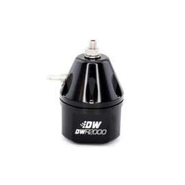 DeatschWerks DWR2000 Adjustable Fuel Pressure Regulator - Black - Corvette Realm