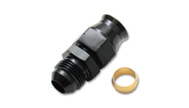 Vibrant -10AN Male to .625in Tube Adapter Fitting (w/Brass Olive Insert) - Corvette Realm