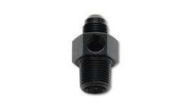 Vibrant -6AN Male to 3/8in NPT Male Union Adapter Fitting w/ 1/8in NPT Port - Corvette Realm