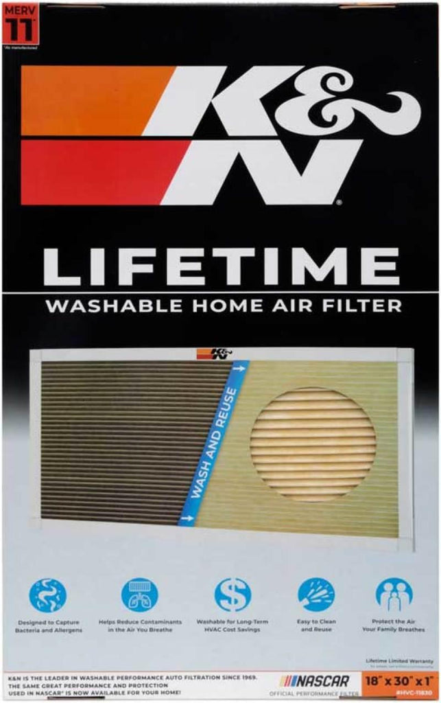 K&N HVAC Filter - 18 x 30 x 1 - Corvette Realm