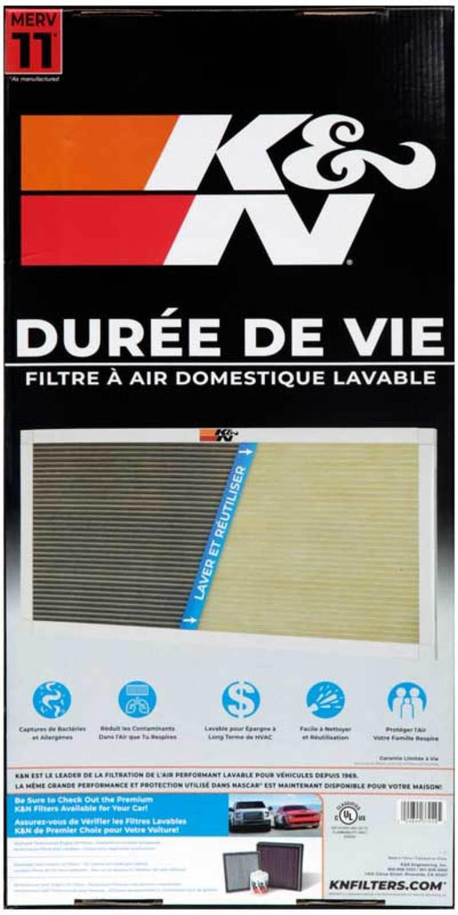 K&N HVAC Filter - 12 x 24 x 1 - Corvette Realm