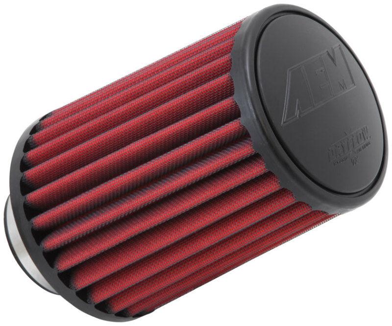 AEM Dryflow Air Filter - Round Tapered - 2.75in Flange ID x 5.5in Base OD x 4.75in Top OD x 7.5in H - Corvette Realm