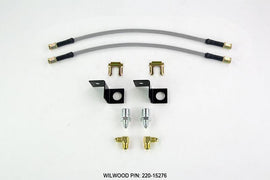 Wilwood Flexline Kit 14 inch -3 M10-1.5 IF 1/8 NPT 90 Degree - Corvette Realm