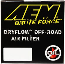 Load image into Gallery viewer, AEM Dryflow 3.5in. X 7in. Round Tapered Air Filter - Corvette Realm