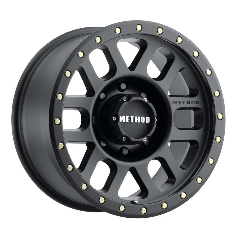 Method MR309 Grid 17x8.5 0mm Offset 8x6.5 130.81mm CB Matte Black Wheel - Corvette Realm