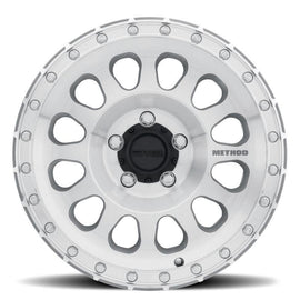 Method MR315 17x8.5 0mm Offset 5x150 110.5mm CB Machined/Clear Coat Wheel - Corvette Realm
