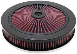 K&N X-Stream Top Filter Red 11in / 5.125in Neck Flange / 3.5in Height - Corvette Realm