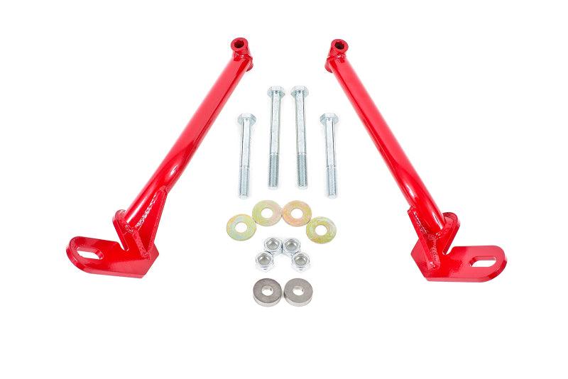 BMR 78-87 G-Body Control Arm Reinforcement Braces - Red - Corvette Realm