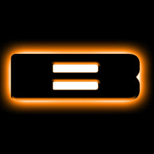 Load image into Gallery viewer, ORACLE Lighting Universal Illuminated LED Letter Badges - Matte Black Surface Finish - B - Corvette Realm