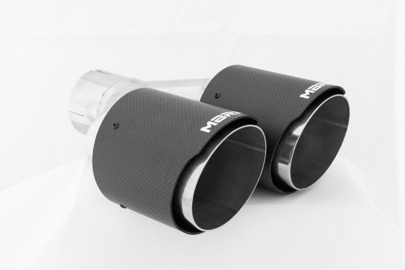 MBRP Universal Carbon Fiber Dual Tip 4in OD/2.5in Inlet - Corvette Realm