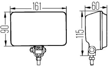 Load image into Gallery viewer, Hella 450 H3 12V SAE/ECE Fog Lamp Kit Clear - Rectangle (Includes 2 Lamps) - Corvette Realm