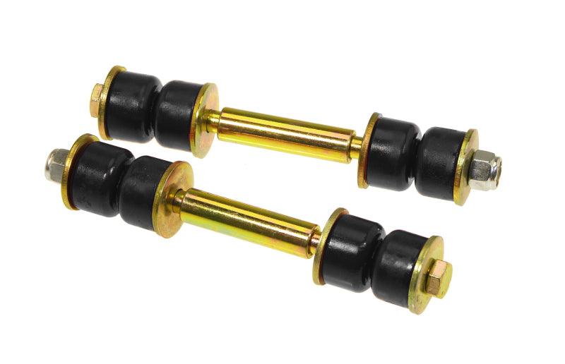 Prothane Universal End Link Set - 3 1/4in Mounting Length - Black - Corvette Realm