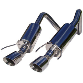 MBRP 2005-2008 Chev Corvette Dual Muffler Axle Back 4 Round Dual Wall Tips - Corvette Realm