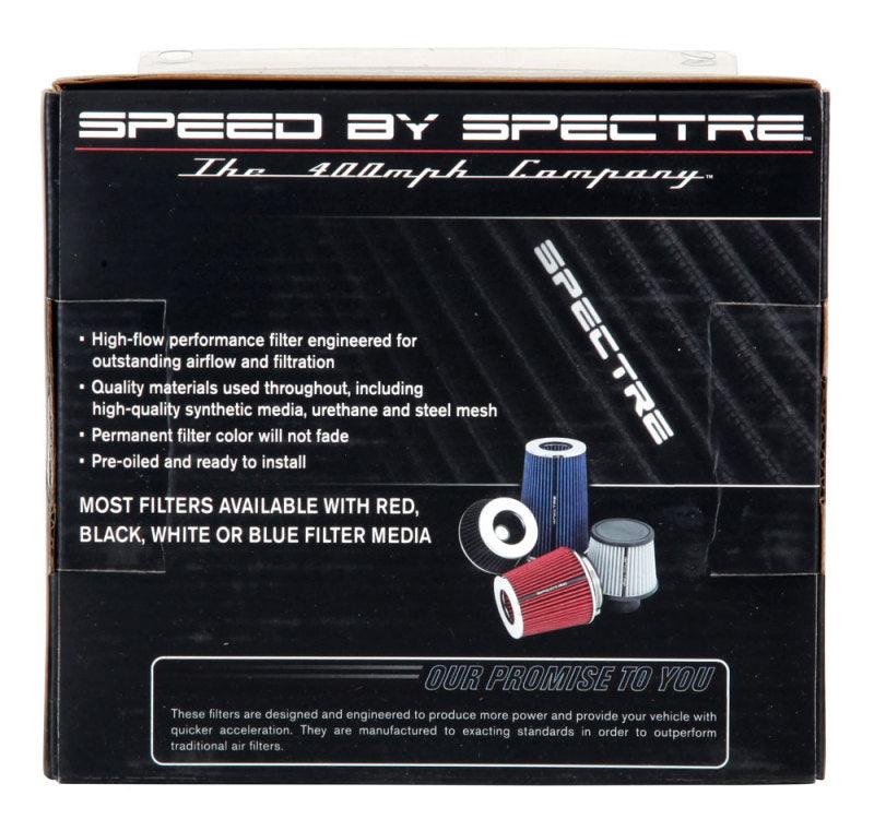 Spectre Adjustable Conical Air Filter 5-1/2in. Tall (Fits 3in. / 3-1/2in. / 4in. Tubes) - Black - Corvette Realm