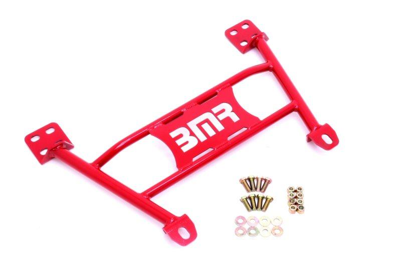 BMR 05-14 S197 Mustang Radiator Support Chassis Brace - Red - Corvette Realm