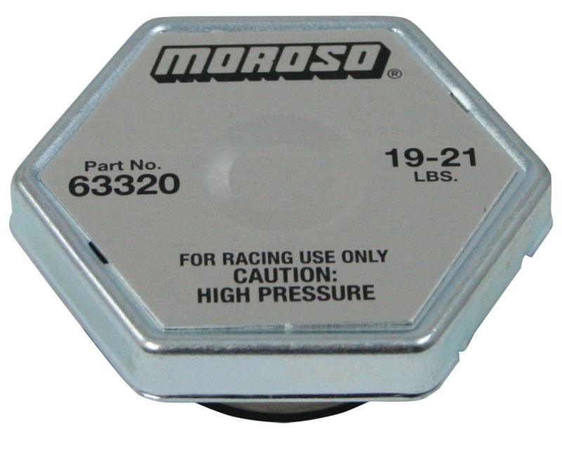 Moroso Racing Radiator Cap - 19-21lbs - Corvette Realm