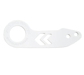 NRG Universal Rear Tow Hook - White Powder Coat - Corvette Realm
