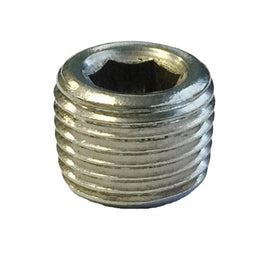 Torque Solution Stainless Steel 1/8 in NPT Plug: Universal Single Plug - Corvette Realm