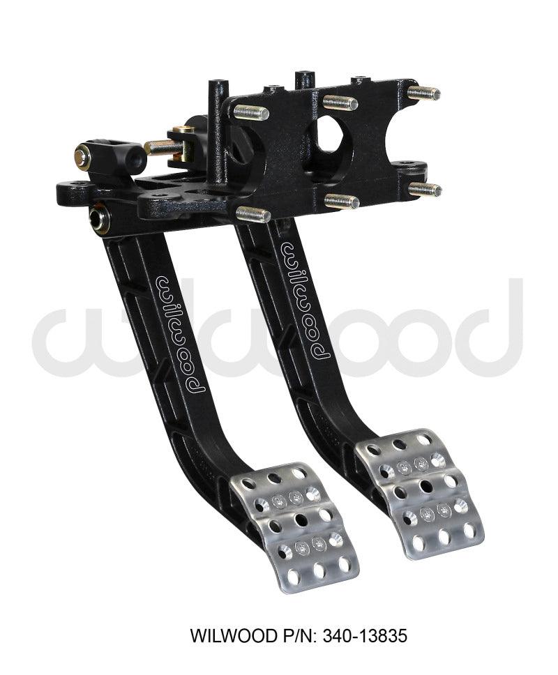 Wilwood Adjustable Dual Pedal - Brake / Clutch - Rev. Swing Mount - 5.1:1 - Corvette Realm