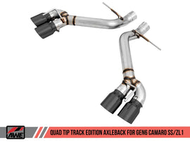 AWE Tuning 16-19 Chevrolet Camaro SS Axle-back Exhaust - Track Edition (Quad Diamond Black Tips) - Corvette Realm