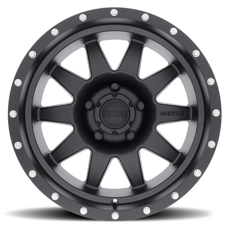 Method MR301 The Standard 18x9 -12mm Offset 5x5 94mm CB Matte Black Wheel - Corvette Realm