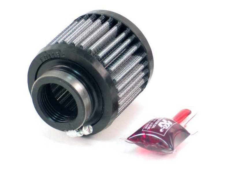 K&N 1.375in Flange ID x 3in OD x 2.5in H Rubber Base Crankcase Vent Filter - Corvette Realm