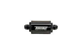 Turbosmart FPR Billet Inline Fuel Filter 1.75in OD 3.825in Length AN-8 Male Inlet - Black - Corvette Realm