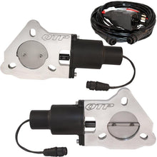 Load image into Gallery viewer, QTP 2.25in Bolt-On QTEC Dual Electric Cutout Valves - Pair - Corvette Realm