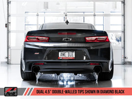 AWE Tuning 16-19 Chevrolet Camaro SS Axle-back Exhaust - Touring Edition (Diamond Black Tips) - Corvette Realm