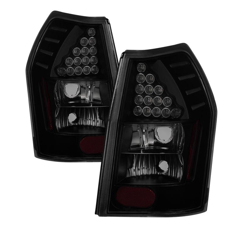 xTune Dodge Magnum 05-08 LED Tail Lights - Black Smoked ALT-JH-DMAG05-LED-BSM - Corvette Realm