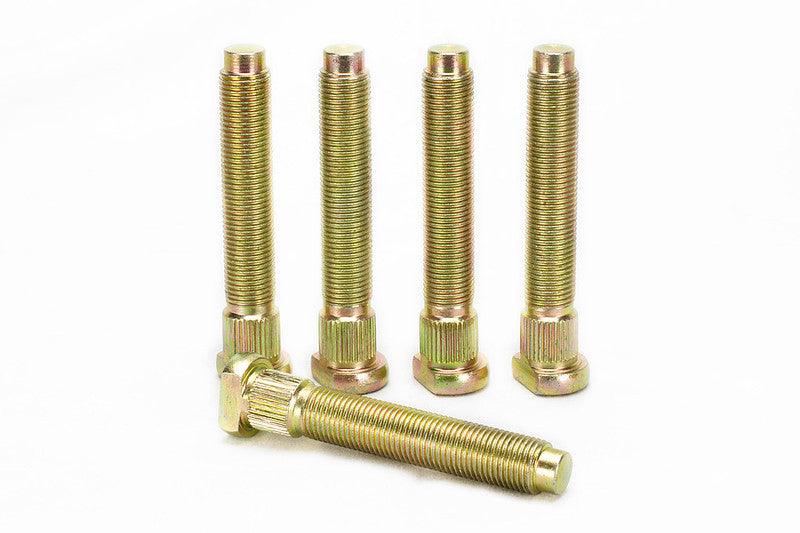 Wheel Mate Stud Conversion M14 x P1.25-M14 x P1.50 / 75mm L - Nickel Finish (QTY 20) - Corvette Realm