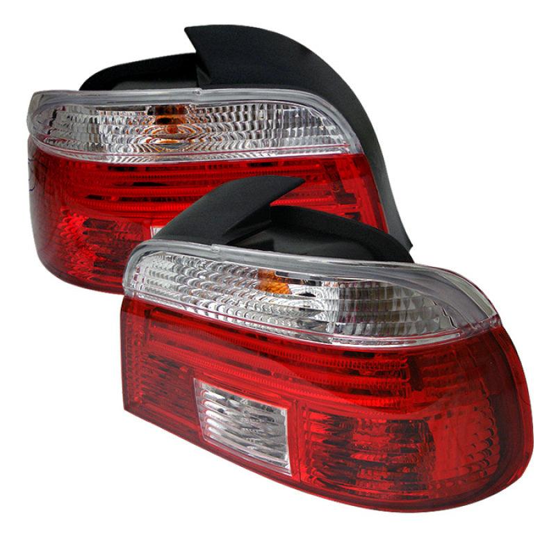 Xtune Bmw E39 5-Series 97-00 Tail Light Red Clear ALT-CI-BE3997-RC - Corvette Realm