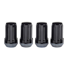 Load image into Gallery viewer, McGard SplineDrive Lug Nut (Cone Seat) M14X1.5 / 1.648in. Length (4-Pack) - Black (Req. Tool) - Corvette Realm
