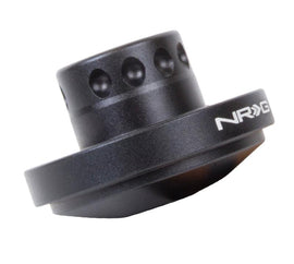 NRG Short Spline Adapter - Polaris RZR / Ranger (Secures w/OEM Lock Nut / Fits Quick Lock) - Black - Corvette Realm