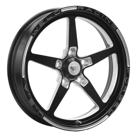 Weld Alumastar 1-Piece 17x4.5 / 5x4.75 BP / 2.25in. BS Black Wheel - Non-Beadlock - Corvette Realm