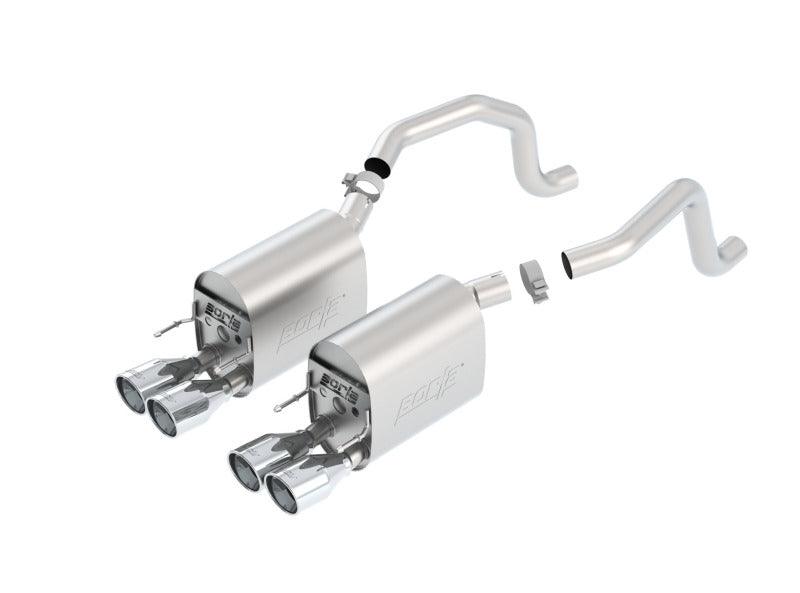 Borla 09-12 Corvette Coupe/Conv 6.2L 8cyl 6spd RWD inS-Type IIin Exhaust (rear section only) - Corvette Realm