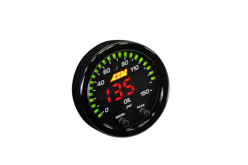 AEM X-Series 0-150 Oil Pressure Gauge Kit - Corvette Realm