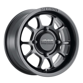 Method MR409 Bead Grip 15x7 / 4+3/13mm Offset / 4x156 / 132mm CB Matte Black Wheel - Corvette Realm