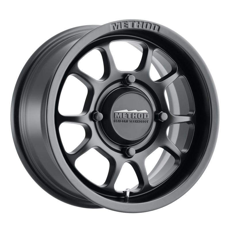 Method MR409 Bead Grip 15x7 / 5+2/38mm Offset / 4x136 / 106.25mm CB Matte Black Wheel - Corvette Realm