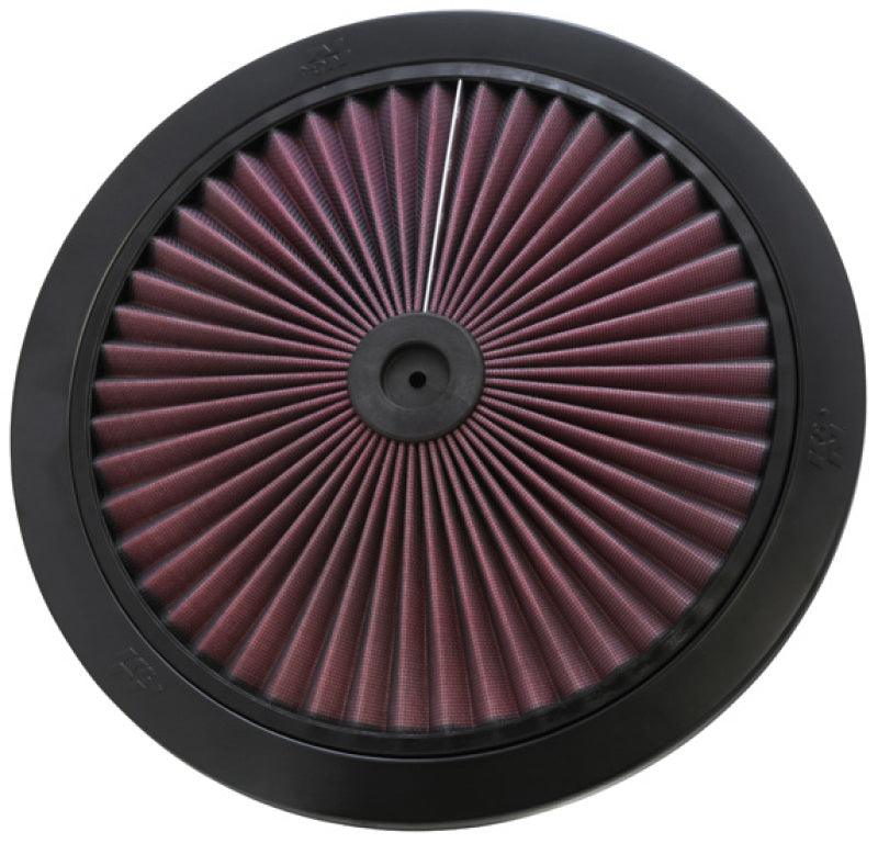 K&N X-Stream Top Filter X-Stream 14 inch OD Black - Corvette Realm