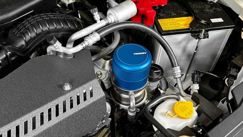 Perrin 2015+ Subaru WRX/STI Oil Filter Cover - Blue - Corvette Realm