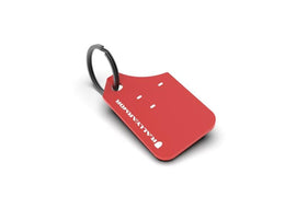 Rally Armor Mini UR Mud Flap Keychain - Red w/ White Logo - Corvette Realm