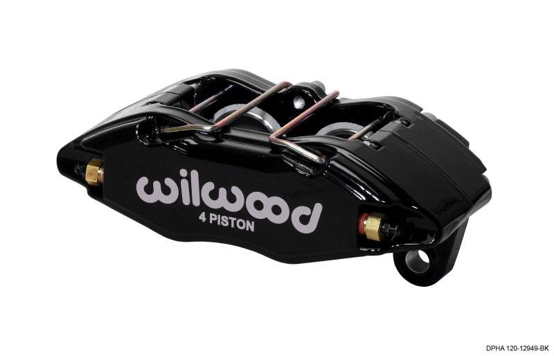 Wilwood Caliper-Dynapro Honda/Acura - Black Powder 1.62in Pistons .83in Disc - Corvette Realm