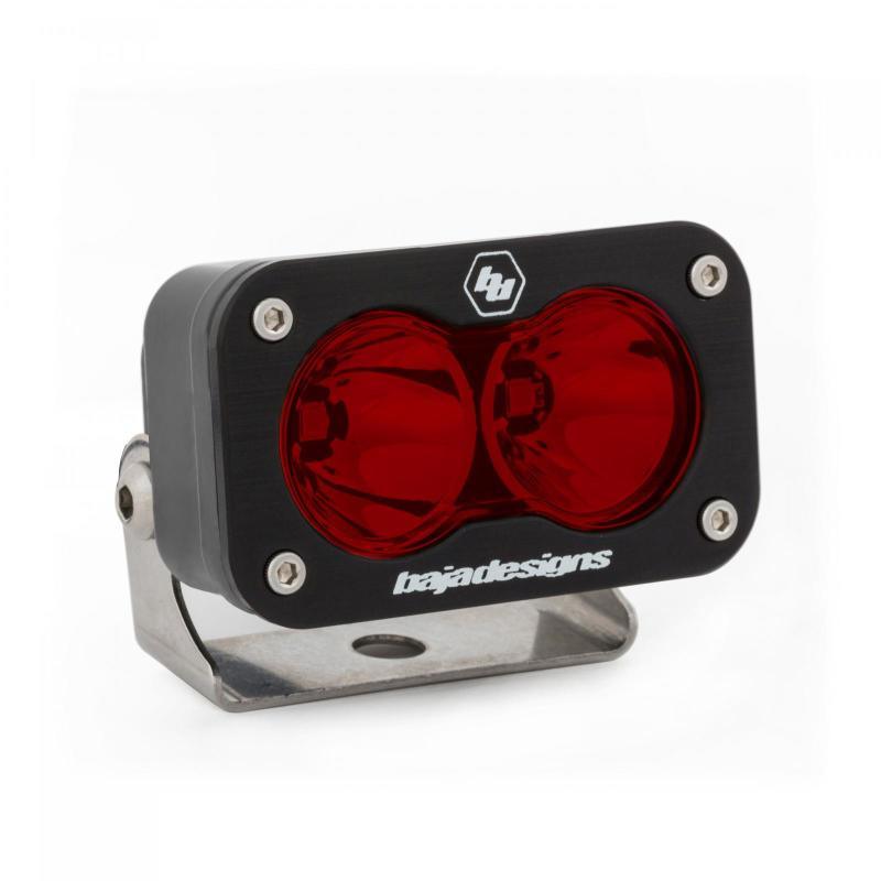 Baja Designs S2 Sport Spot Pattern LED Work Light - Red - Corvette Realm